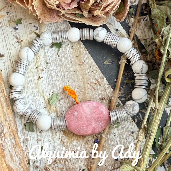 Alquimia Pink and White Beaded Bracelet - Picture 1 of 1